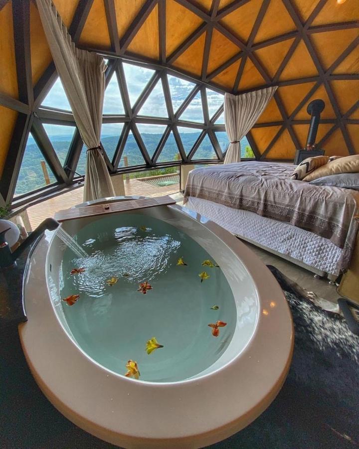 Villa The Space - Welcome To The Sky - Domo Geodesico à Alfredo Wagner Extérieur photo